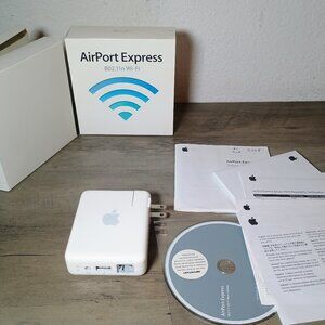 Apple AirPort Express 802.11n Wifi Wireless Router Extender w/USB AirPlay A1264
